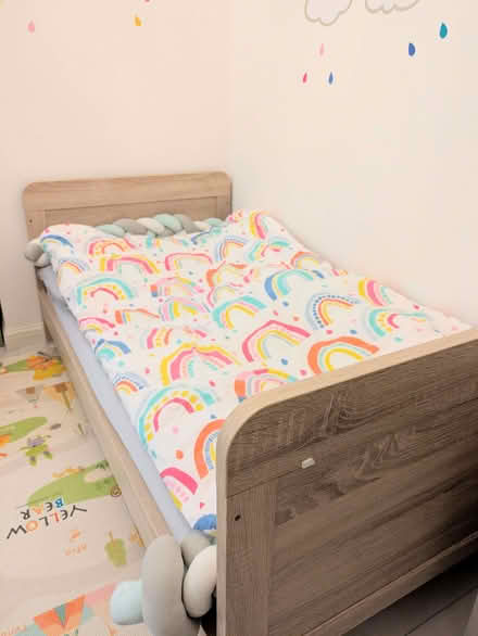 Photo of free Wooden cotbed 140x70cm (Silvertown E16) #1