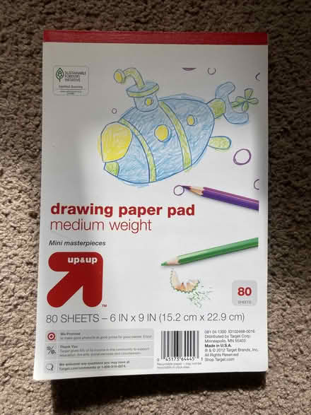 Photo of free Drawing Paper Pad 6"x9" (Sunnyvale - nr Ponderosa Park) #1