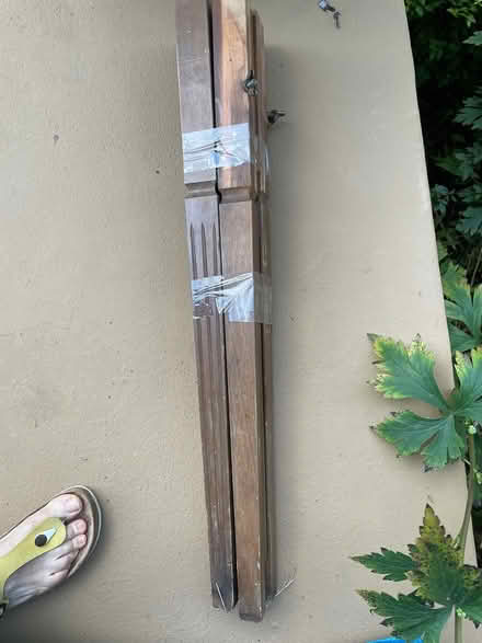 Photo of free 4 wooden legs (Chevy Chase DC) #2