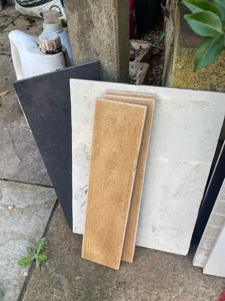 Photo of free white and grey/black tiles (Kentwood RG30) #2