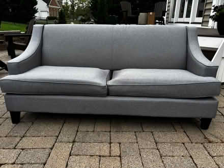 Photo of free Grey Couch and Loveseat (Hagerstown/Mt. Aetna) #2