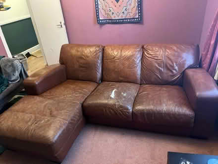 Photo of free Three seater corner sofa (M16 Trafford) #1