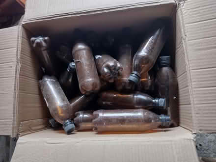 Photo of free 50+ P.E.T. beer bottles + lids (Pembridge HR6) #1