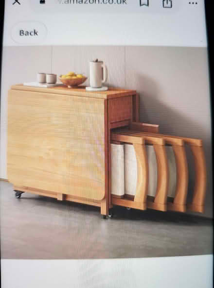 Photo of space saving dining table (St.Albans AL1) #1