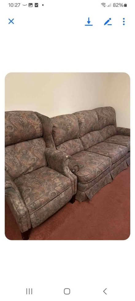 Photo of free Sofa and chair (Churchdown GL3) #1