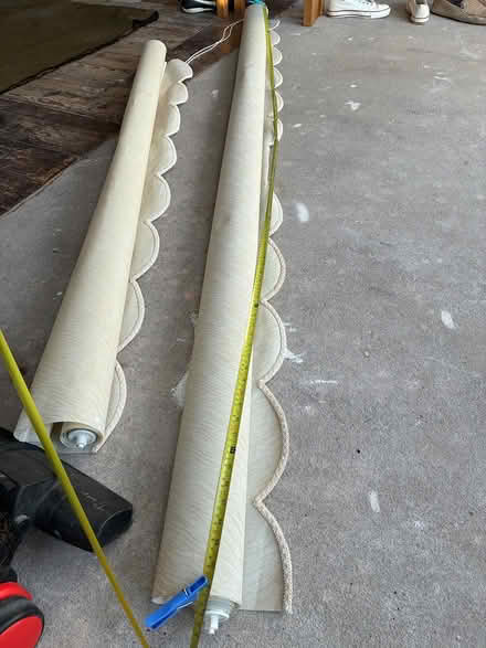 Photo of free 2 Roller Blinds - cream (Aintree Village L10) #3