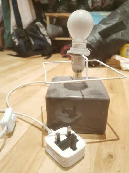 Photo of free Grey lamp base (Vale LA1) #1