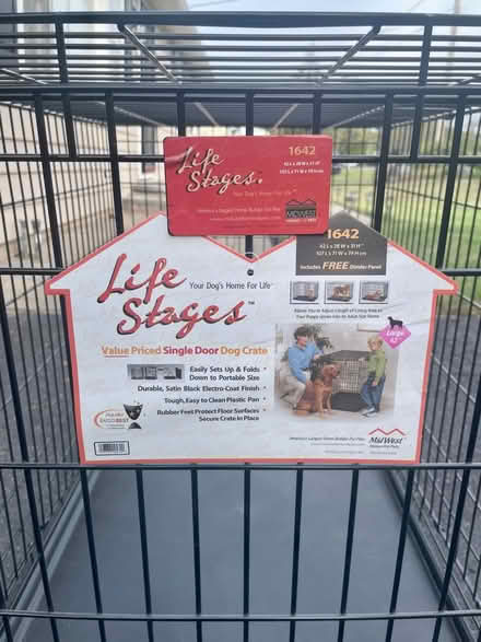 Photo of free Large Dog Kennel Crate (Stroudsburg) #2