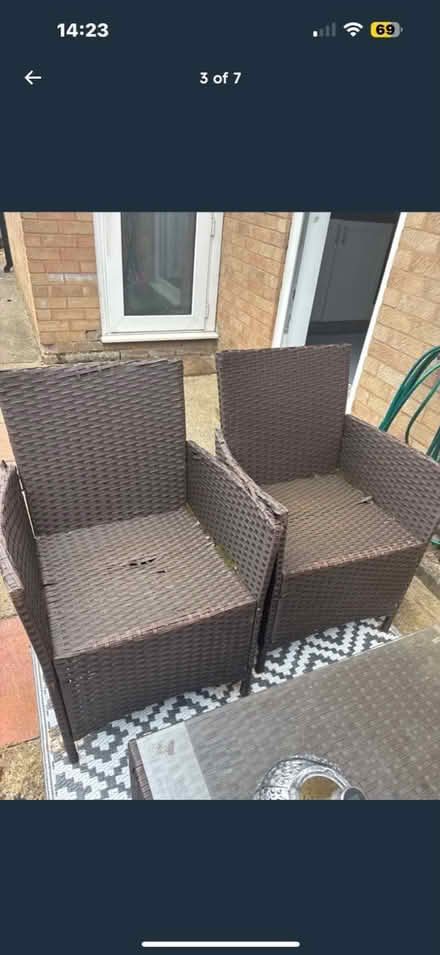 Photo of free Rattan furniture (Werrington) #2