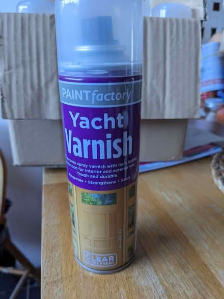 Photo of free Yacht varnish spray cans (Limpley Stoke) #1