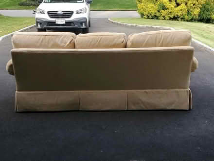 Photo of free Henredon Couch, yellow/gold (East Northport, NY) #2