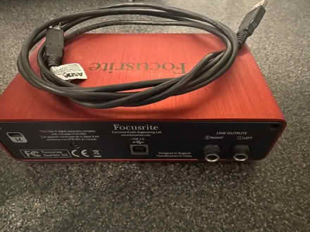 Photo of free Focusrite 2i2 audio interface (Palmer Park RG1) #2