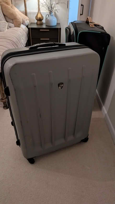 Photo of free Large hardshell suitcase (Wickham PO17) #1