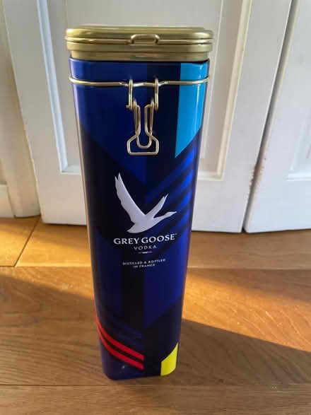 Photo of free Empty grey goose vodka tin (Pin Green Industrial Area SG1) #1