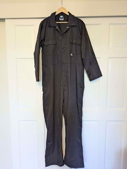 Photo of free Blue mens work overalls, Large size, new condition (Purley on Thames RG8) #1