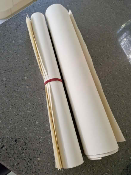 Photo of free Two rolls of artist's paper, 9 large sheets in total (Skipton BD23) #1