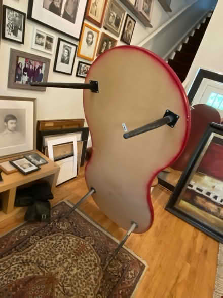 Photo of free Red table “Memphis” style (Brightwood Park/Petworth DC) #2