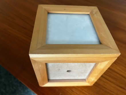 Photo of free Photo box. Space to display5 photos. Light beech. Hinged lid (Chesham HP5) #1