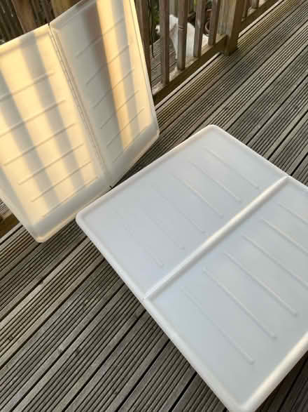 Photo of free 2 ikea underbed boxes with lids (St James’s Square, Bath) #2