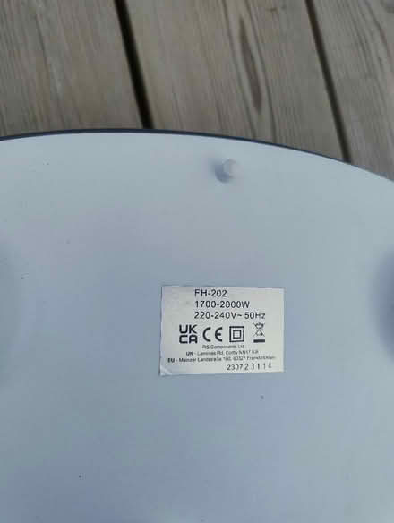 Photo of free Electric Fan Heater (Great Moor SK3) #2