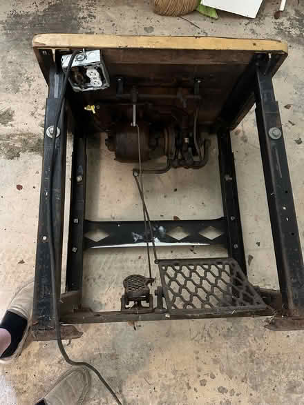 Photo of free Old Sewing Machine Table, Motor (Barrington) #3