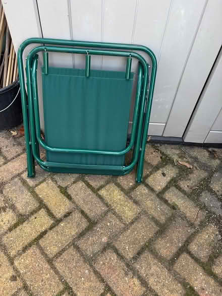 Photo of free Folding garden chair (Basildon SS16) #2