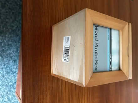 Photo of free Photo box. Space to display5 photos. Light beech. Hinged lid (Chesham HP5) #3