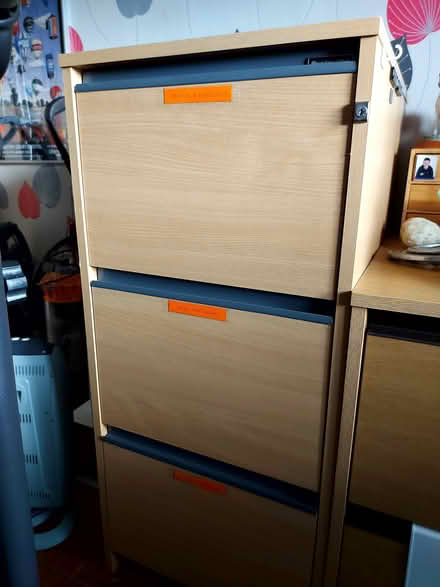 Photo of free Three drawer filing cabinet (Denby Dale HD8) #1