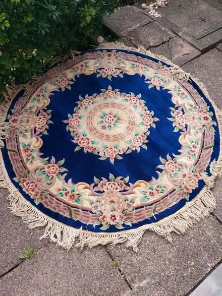 Photo of free Vintage circular fringed rug (Kidsgrove ST7) #1