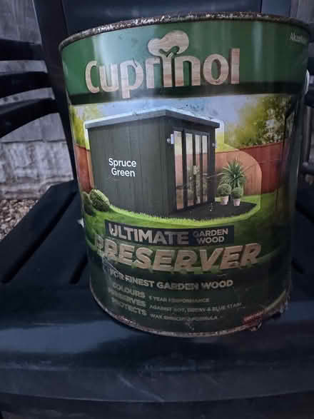 Photo of free Cuprinol Shed/Fence preserver (Church Hill North B98) #1