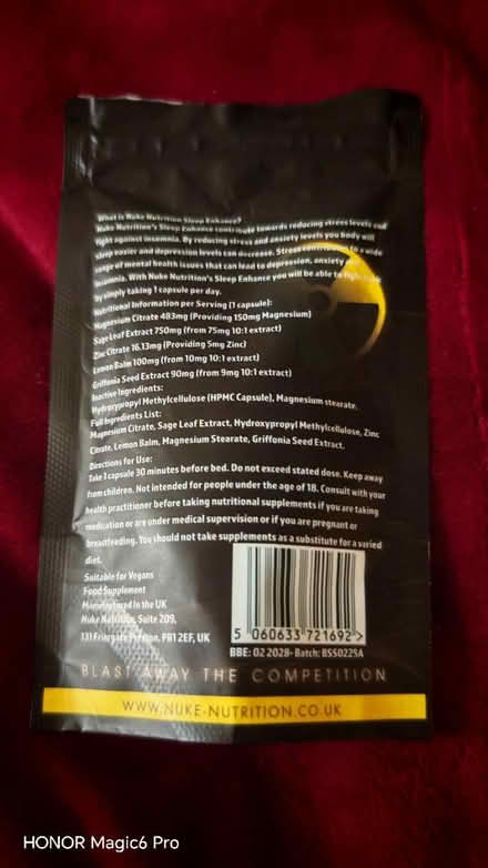 Photo of free Nuke sleeping aid (East Ayton YO13) #2