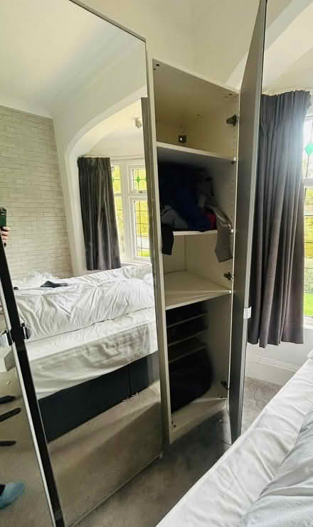 Photo of free 1 double and 1 single wardrobe (Sale M33) #2