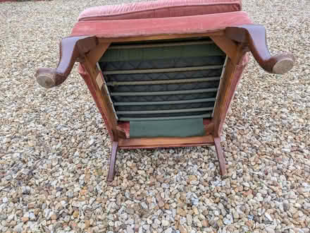 Photo of free Parker Knoll Wingback Chair in Dusky Pink (Stanfield NR20) #3