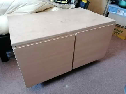 Photo of free Low beech effect cupboard (Maidstone) #1