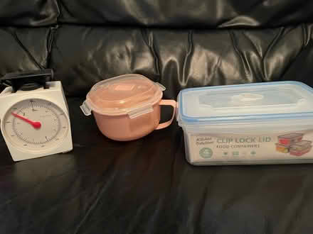 Photo of free Kitchen tubs and scales (Hathershaw OL8) #1