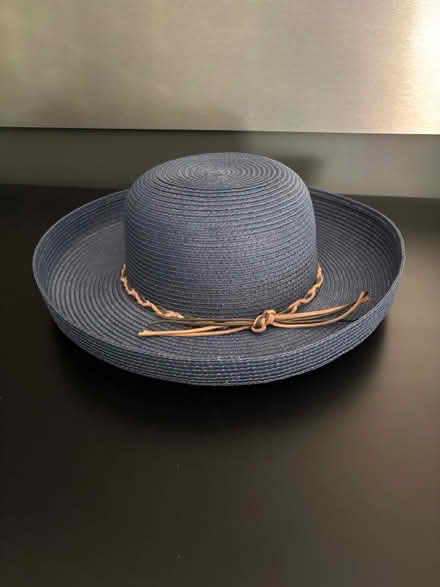Photo of free Blue straw sun hat (Bridgeport, Kitchener) #1