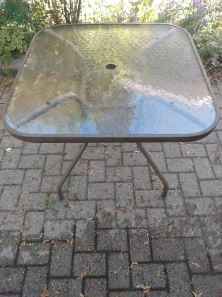 Photo of free Patio Table good condition (Near Baseline Rd. & Clyde Ave.) #1