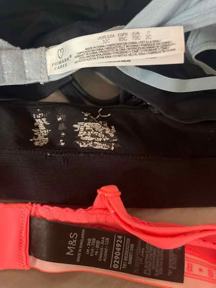 Photo of free 3 bralettes 34 B M&S (E2 Bethnal Green) #4