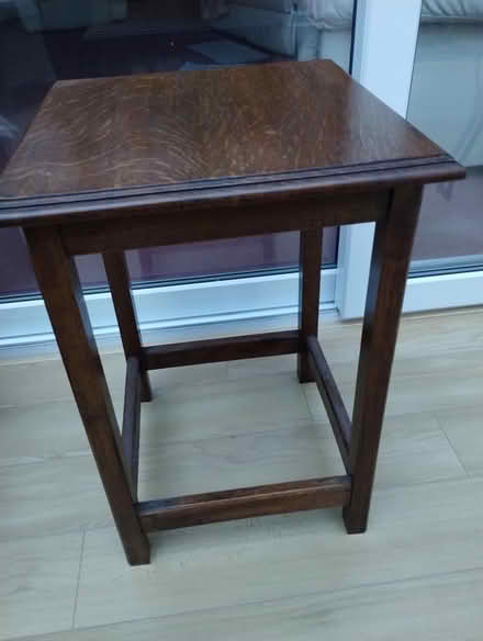 Photo of free Small wooden square table (B91 - Central Solihull) #2