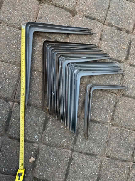 Photo of free Metal shelving brackets (Bedford Hills, NY) #1