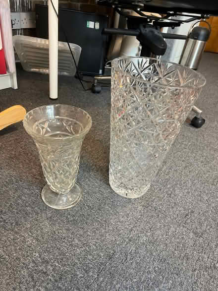 Photo of free 2x crystal vases (Teddington TW11) #1