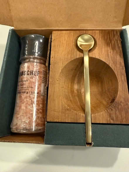 Photo of free Salt, bowl, and spoon (Columbia Heights) #1