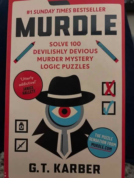 Photo of free Murdle logic puzzle book (Widcombe) #1