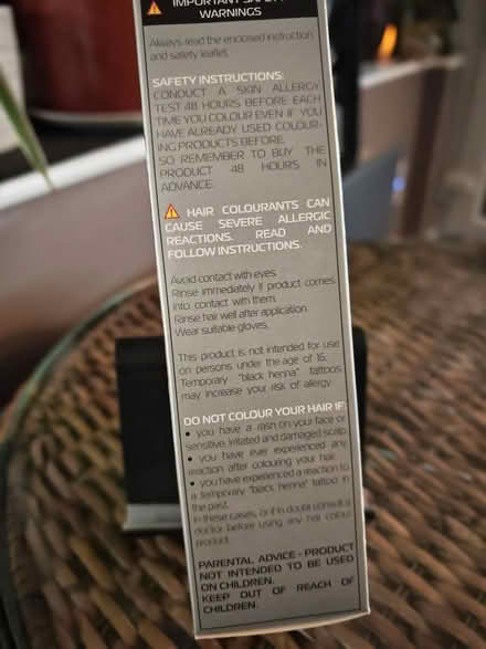 Photo of free Hair dye (Sheffield S13 9HB) #4