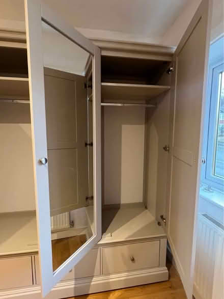 Photo of free Grey Oxford Triple Wardrobe (S7 2) #3