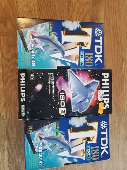 Photo of free 3 x unused video cassettes (Great Asby CA16) #1