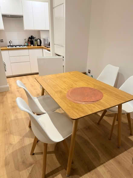 Photo of free Dining table with 4 chairs (Tufnell Park N19) #2