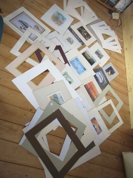 Photo of free PICTURE MOUNTS, some containing prints. about 40 in all. (Downend GL6) #1