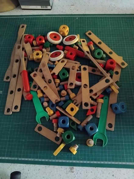 Photo of free Wooden child's construction set. (Bridgend CF31) #1