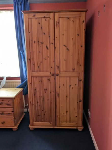 Photo of free Pine Wardrobe (Greenwood, Bicester, OX26) #1